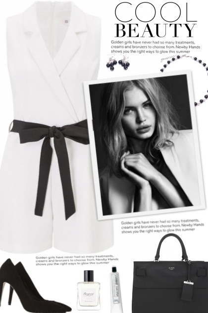 How to wear a Tuxedo Playsuit!- Modekombination