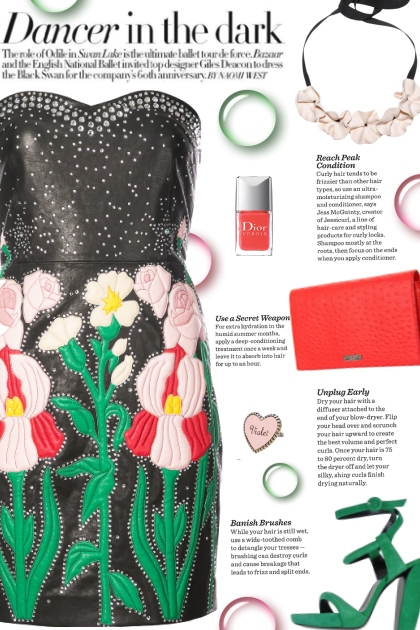 How to wear a Strapless Leather Floral Dress!- combinação de moda