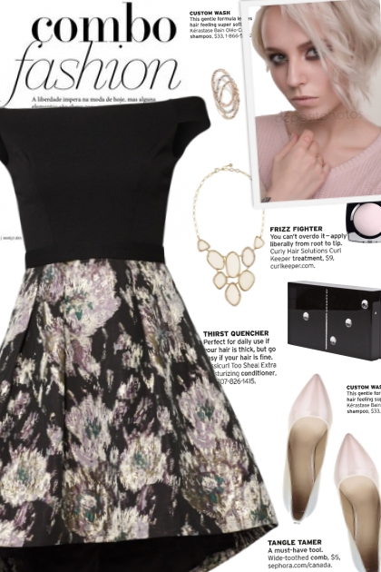 How to wear an Off Shoulder Floral A-Line Dress!- Fashion set