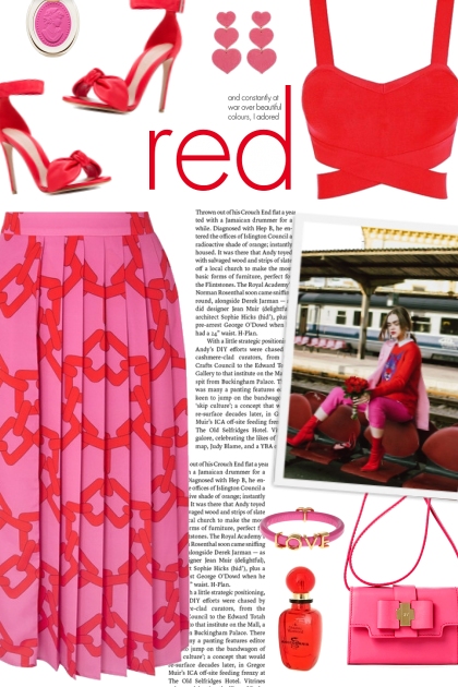 How to wear a Pleated Printed Crepe Midi Skirt!