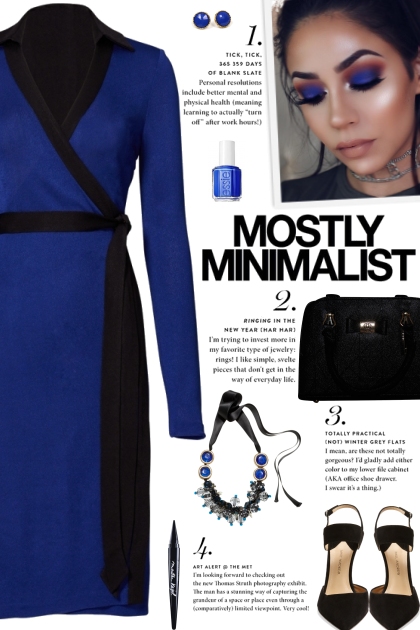 How to wear a Collar-Neck Long Sleeve Wrap Dress!- 搭配