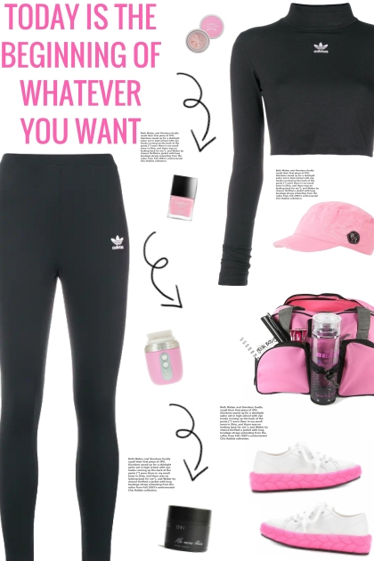 How to wear Adidas Co-Ord Crop Top and Leggings!