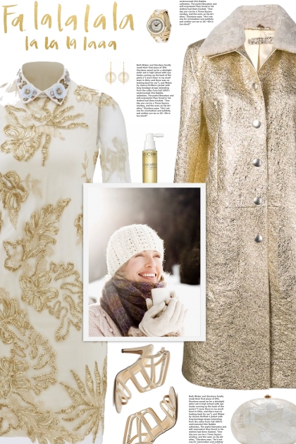 How to wear a Gold Embroidered Sheath Dress!- Combinazione di moda