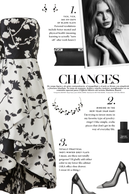 How to wear a Floral Strapless High-Low Dress!- Modna kombinacija