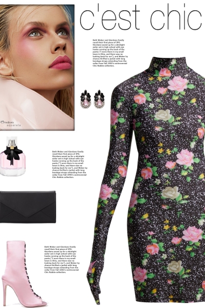 How to wear a Glove-Sleeved Floral Mini Dress!- Fashion set