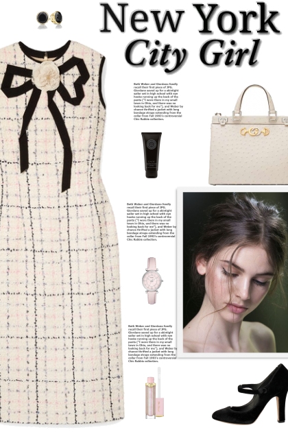 How to wear a Checked Tweed Sleeveless Dress!- Combinaciónde moda