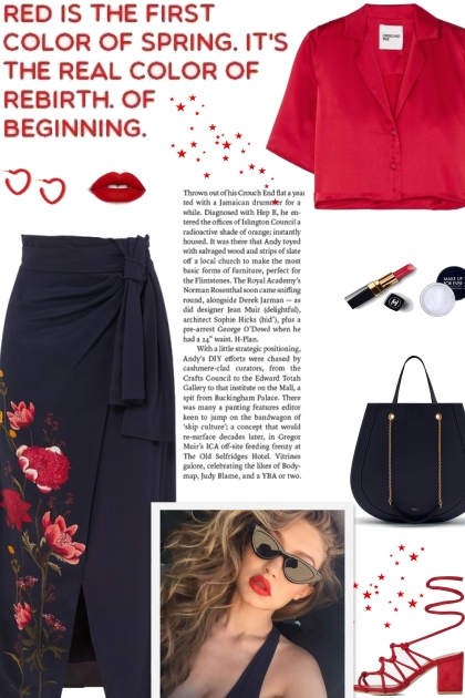 How to wear a Wrap Effect Floral Print Midi Skirt!- Fashion set