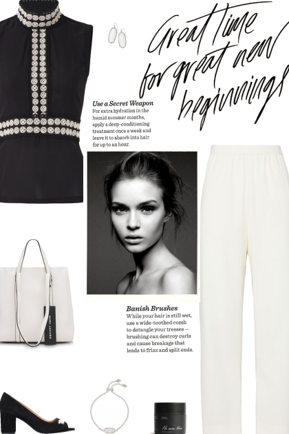 How to wear a High Neck Embroidered Blouse!- Modna kombinacija