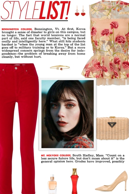 How to wear a Printed Floral Sheer Peplum Top!- Combinaciónde moda