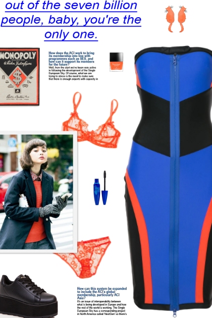How to wear a Strapless Color-Block Zipped Dress!- コーディネート