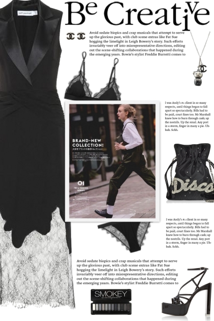 How to wear a Lace Trimmed Tuxedo Midi Dress!- Modna kombinacija