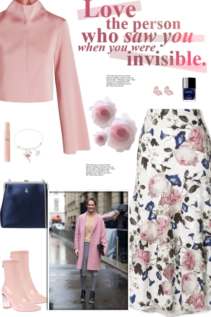 How to wear a Tiered Floral Print Midi Skirt!- Modna kombinacija