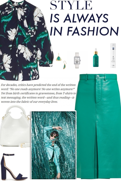 How to wear a Twist-Front Floral Print Blouse!- combinação de moda