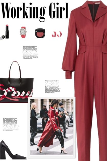 How to wear a Billow Sleeve Fitted Jumpsuit!