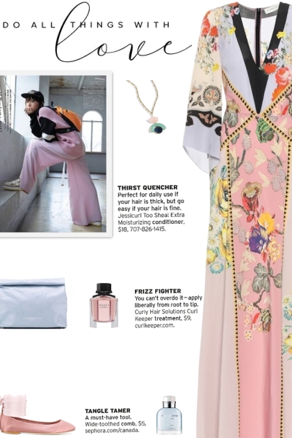 How to wear a Floral Print Silk Maxi Dress!- Combinazione di moda