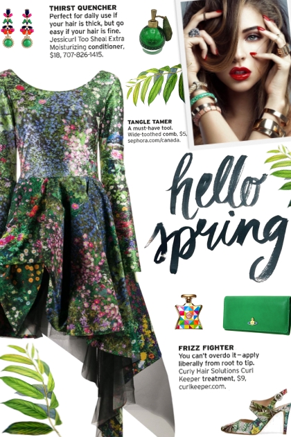 How to wear a Floral Asymmetrical Flared Dress!
