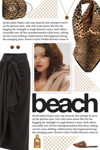 How to wear a Leopard Print Cut-Out Swimsuit!- combinação de moda