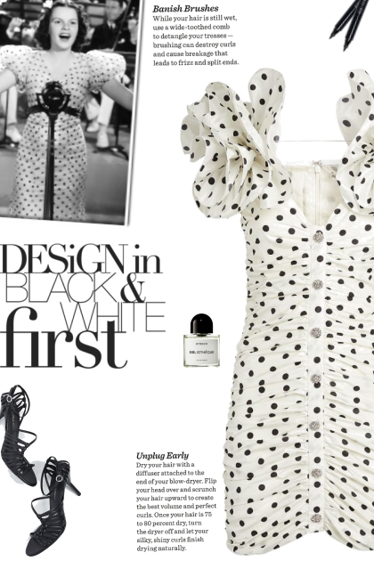 How to wear a V-Neck Polka Dot Dress!- コーディネート