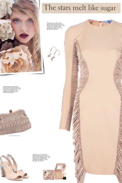 How to wear a Ruched Panel Midi Dress!- combinação de moda