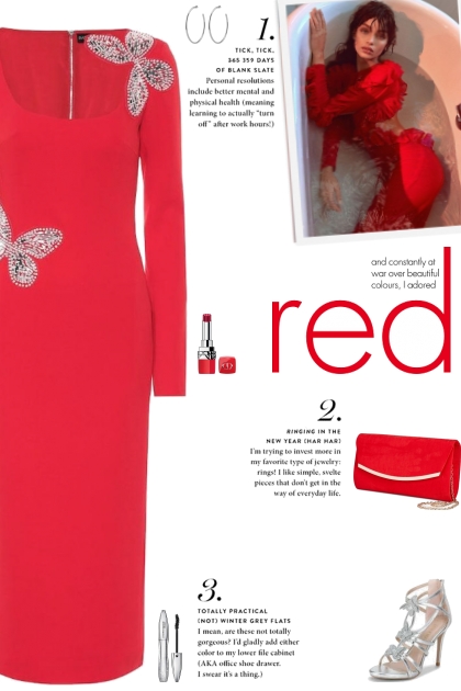 How to wear a Butterfly Embellish Low Scoop Dress!- Модное сочетание