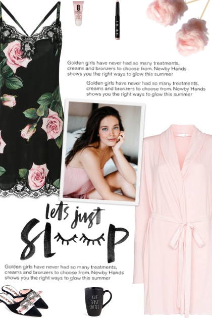 How to wear a Floral Print Silk Nightdress!- Combinaciónde moda