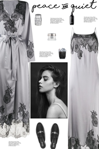 How to wear a Straight Fit Lace Panel Nightdress!- combinação de moda