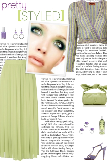 How to wear a Glitter Striped Crop Top!- Kreacja