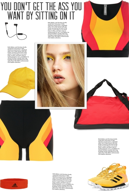 How to wear a Color Block Fitted Activewear Set!
