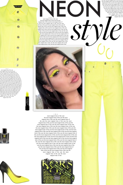 How to wear a Co-Ord Neon Denim Set!