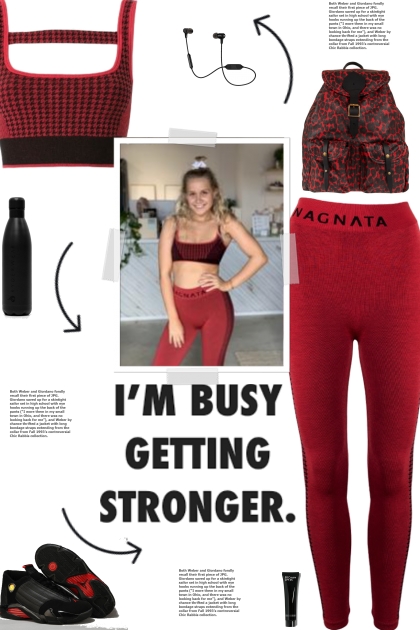 How to wear a Co-Ord Houndstooth Activewear Set!