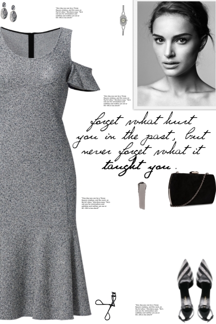 How to wear a Cold Shoulder Trumpet Dress!- Kreacja