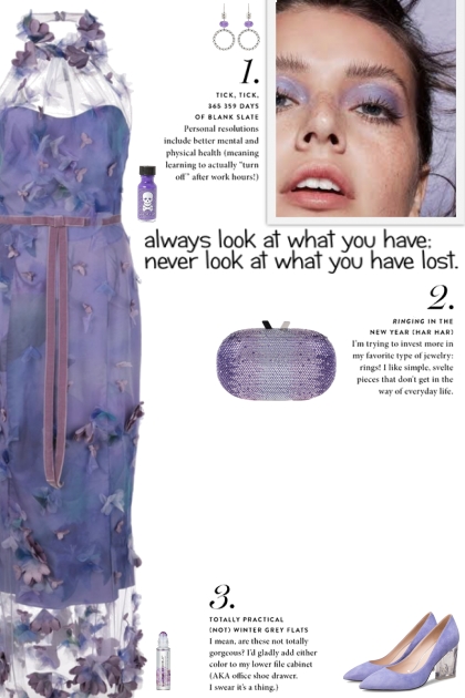 How to wear a Floral Appliqué Semi-Sheer Dress!- Modna kombinacija