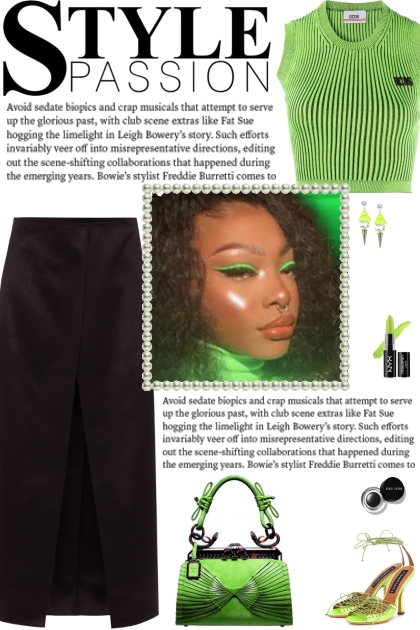 How to wear a Neon Logo Patch Ribbed Crop Top!- Combinaciónde moda
