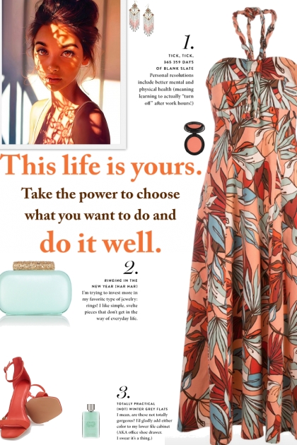 How to wear a Floral Print Halter Neck Dress!- Combinaciónde moda