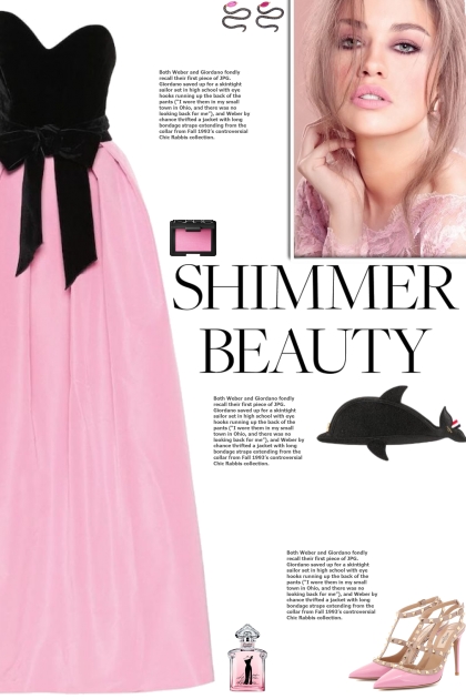 How to wear a Color Block Strapless Gown!- コーディネート
