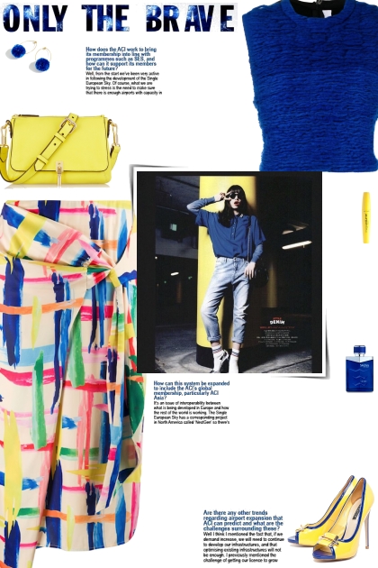 How to wear an Abstract Print Wrap Midi Skirt!- Combinaciónde moda