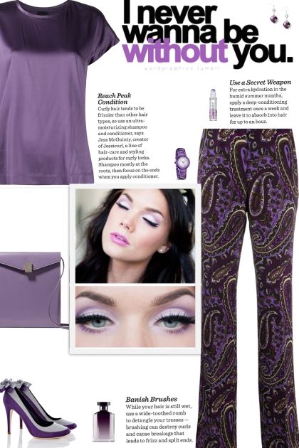How to wear a Paisley Print Straight Leg Trousers!