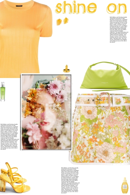 How to wear a Fitted Floral Print Mini Skirt!- Modna kombinacija