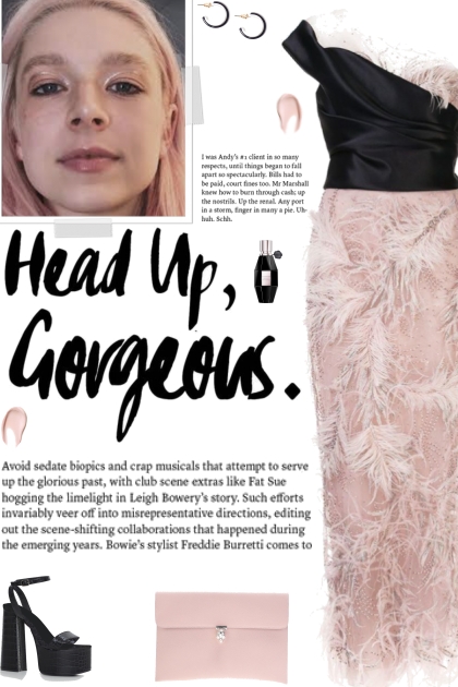 How to wear a Tulle-Feather Fitted Midi Dress!- combinação de moda