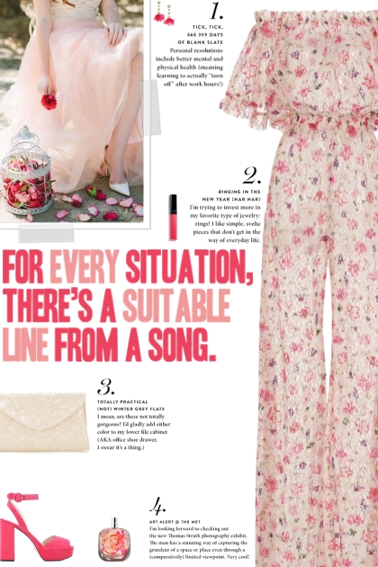 How to wear Off Shoulder Floral Chiffon Jumpsuit!- 搭配