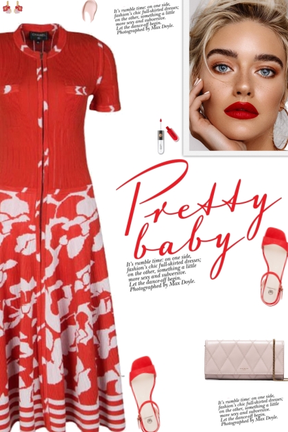 How to wear a Floral Knit Front Zip Dress!- Modna kombinacija