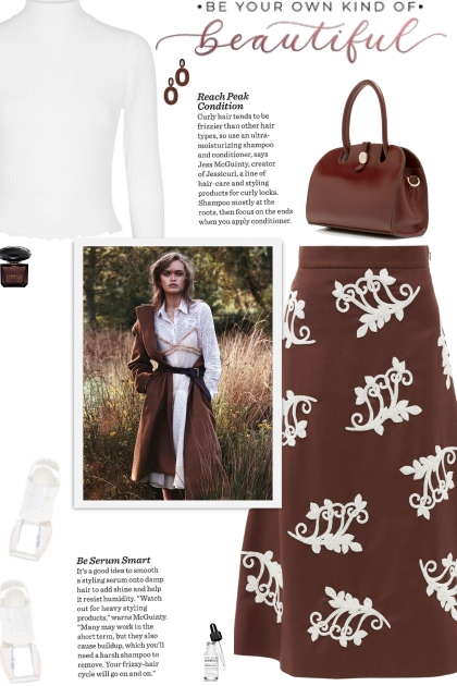 How to wear a Bead Embellished A-Line Midi Skirt!- Combinaciónde moda