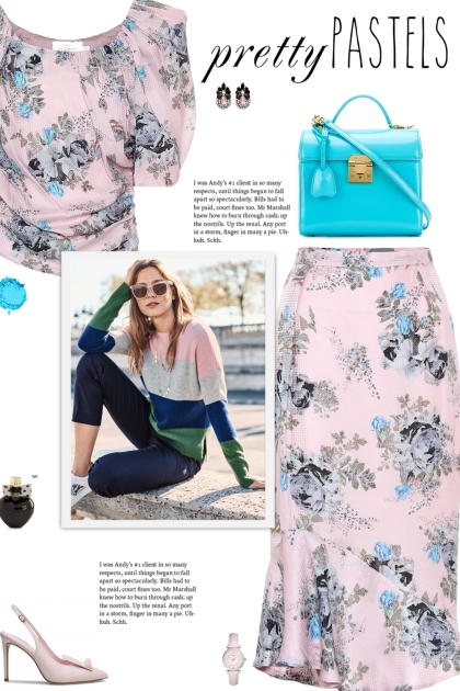 How to wear a Co-Ord Floral Silk Skirt Set!- Combinaciónde moda