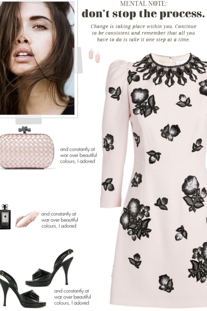 How to wear a Floral Embellished Mini Dress!- Kreacja