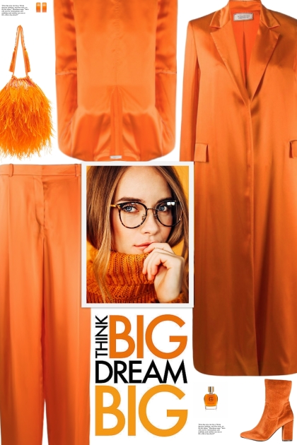 How to wear a Co-Ord Satin Orange Pant Set!- combinação de moda