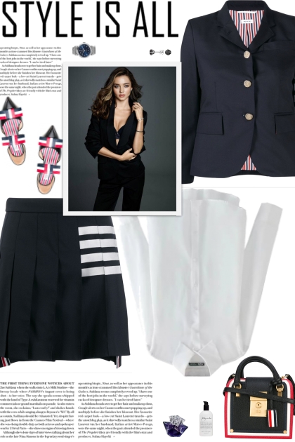 How to wear a Co-Ord 4-Bar Stripe Suit Set!