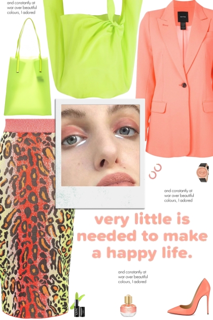 How to wear Multicolor Animal Print Pencil Skirt!- combinação de moda