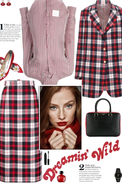 How to wear a Co-Ord Check Wool Suit Set!- Fashion set