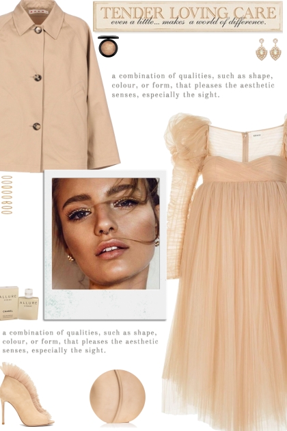 How to wear an Empire Neckline Tulle Midi Dress!- Modekombination