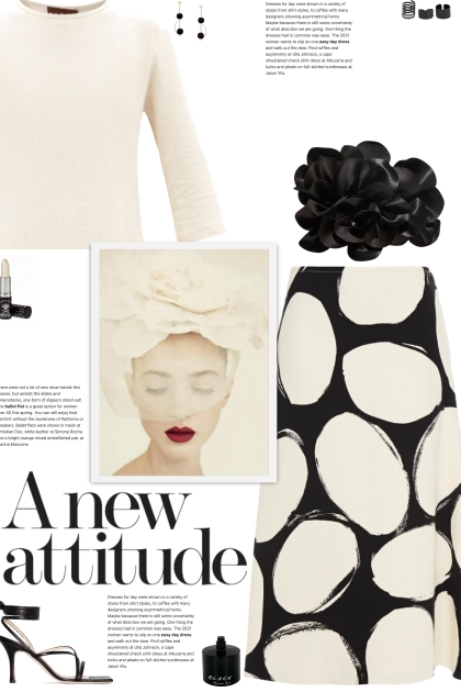 How to wear an Abstract Pattern Print Midi Skirt!- Modna kombinacija